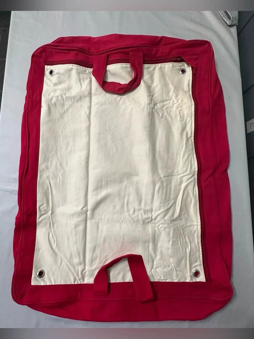 IKEA EKTORP BROMMA Footstool Cover Slipcover Ottoman Idemo Red 100% Cotton